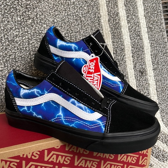 Vans Old Skool Lightning Black/Blue WMNS - Picture 6 of 16